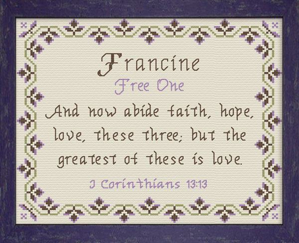 Name Blessings - Francine