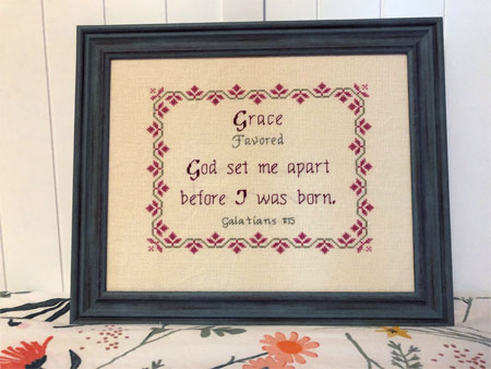 Grace stitched by Jo Yungerman