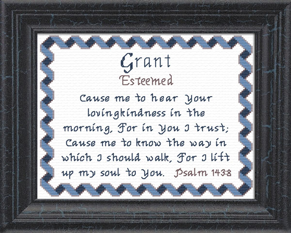Name Blessings - Grant