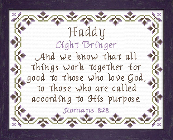 Name Blessings - Haddy