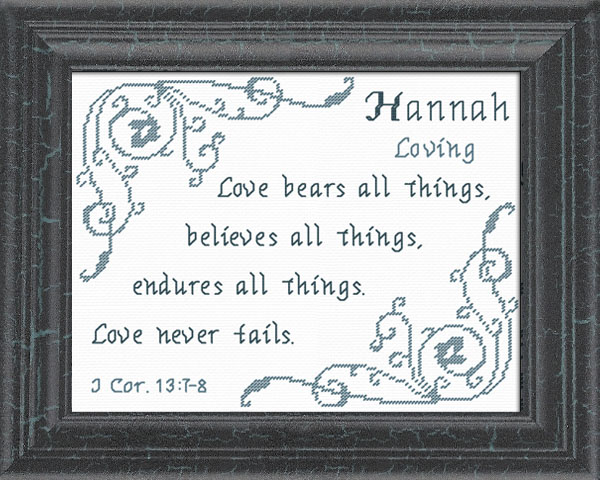 Name Blessings - Hannah6
