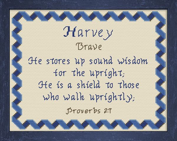 Name Blessings - Harvey