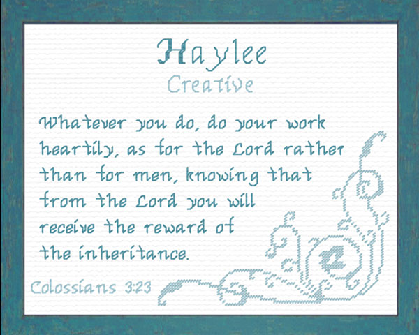 Name Blessings - Haylee