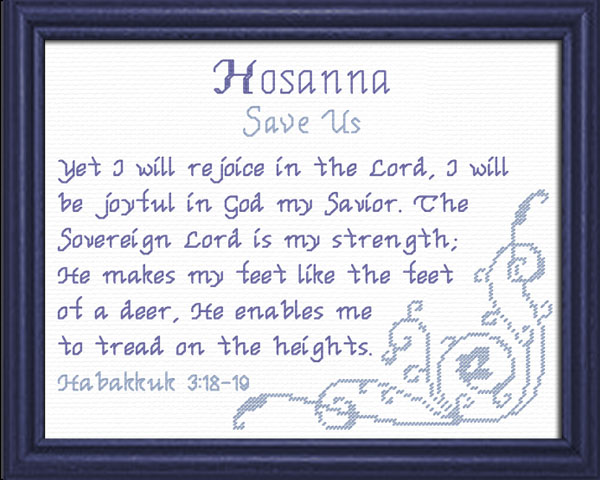 Name Blessings - Hosanna