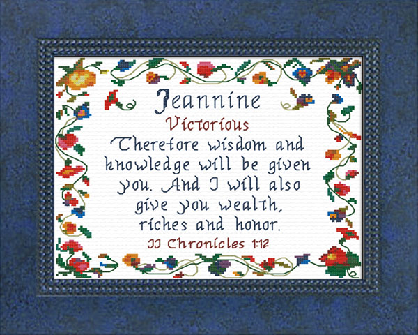 Name Blessings - Jeannine