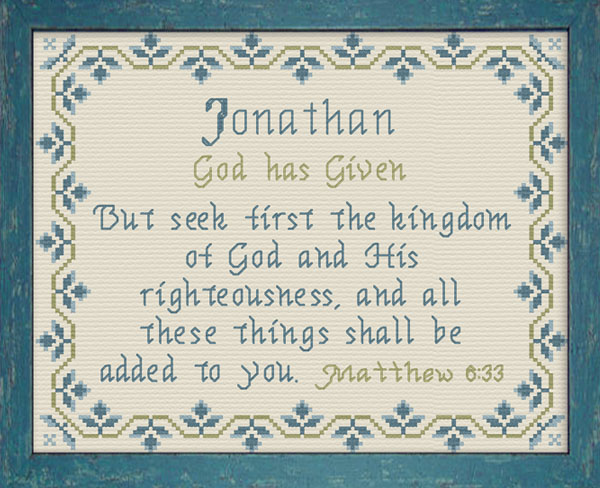 Name Blessings - Jonathan3