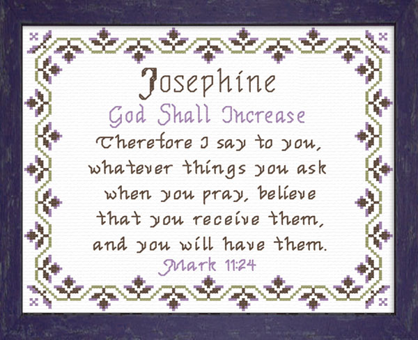 Name Blessings - Josephine4