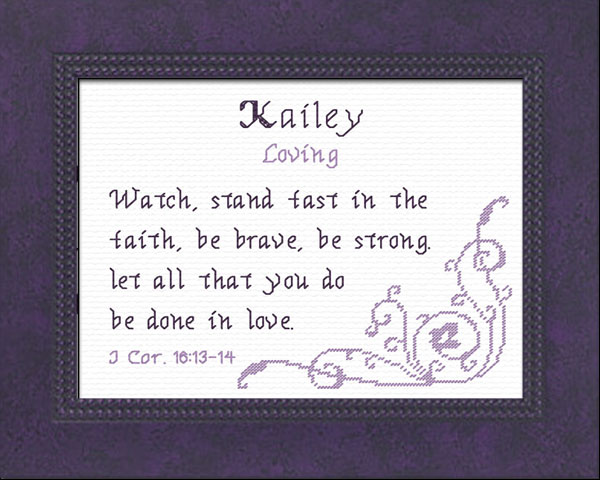 Name Blessings - Kailey 2