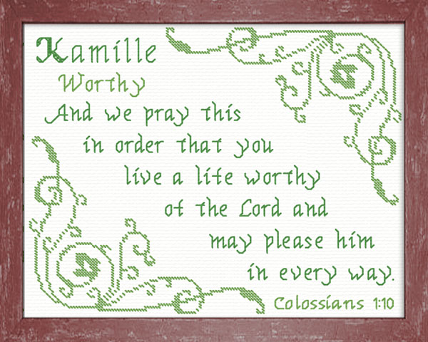 Name Blessings - Kamille