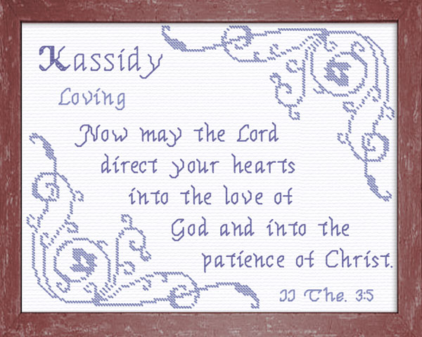 Name Blessings - Kassidy