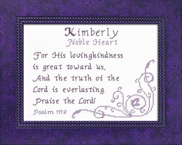Name Blessings - Kimberly3
