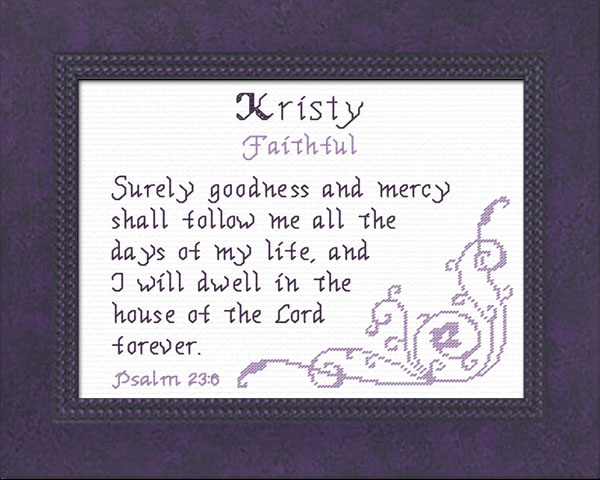 Name Blessings - Kristy