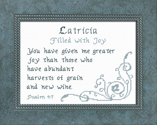 Name Blessings - Latricia