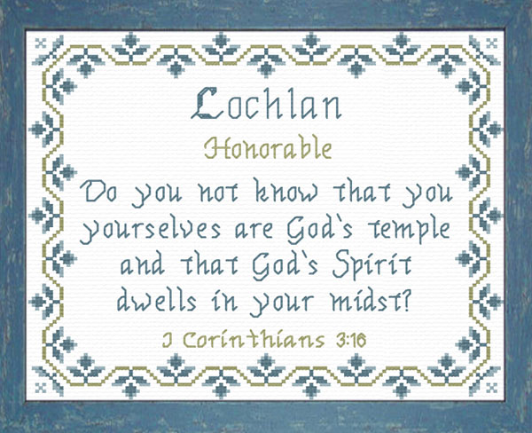 Name Blessings - Lochlan