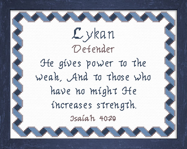 Name Blessings - Lykan