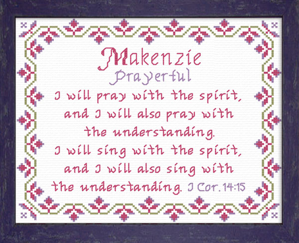 Name Blessings - Makenzie