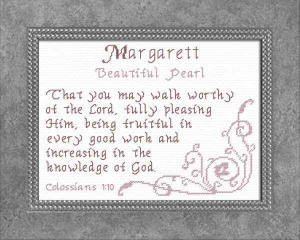 Name Blessings - Margarett