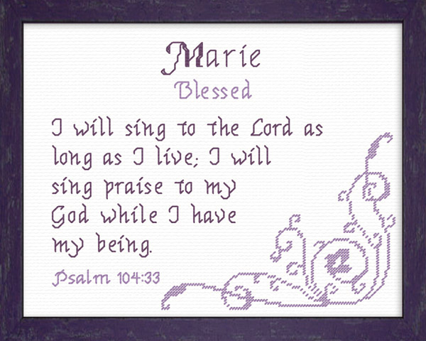 Name Blessings - Marie3