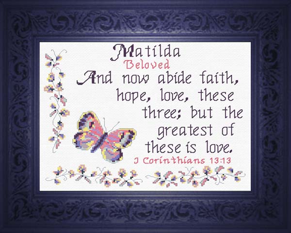 Name Blessings - Matilda