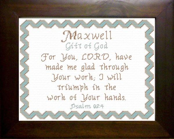 Name Blessings - Maxwell