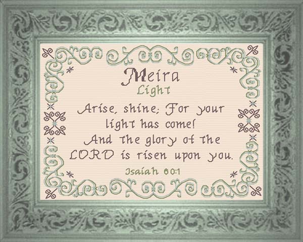 Name Blessings - Meria