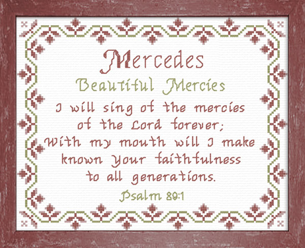 Name Blessings - Mercedes2
