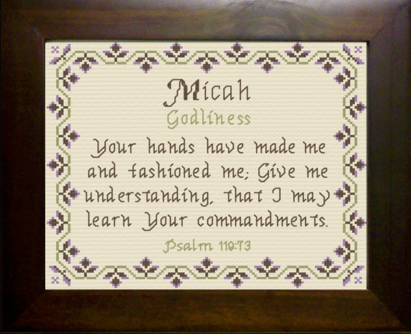 Name Blessings - Micah3