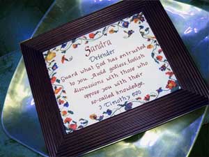 Brandon - Name Blessings Personalized Cross Stitch Design from Joyful  Expressions