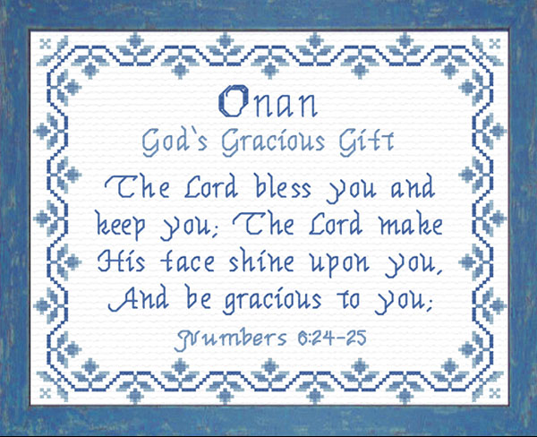 Name Blessings - Onan