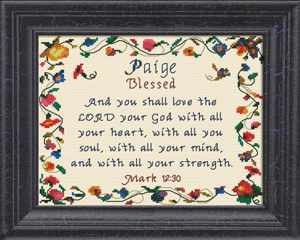 Name Blessings - Paige