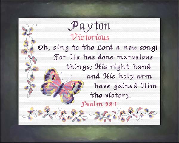 Name Blessings - Payton