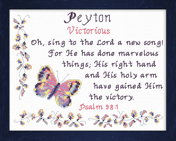 Name Blessings - Peyton