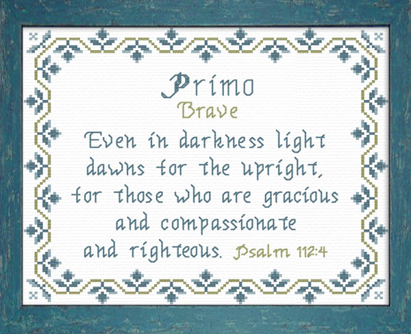 Name Blessings - Primo