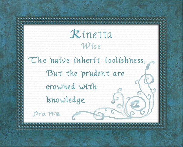 Name Blessings - Rinetta