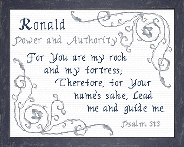 Name Blessings - Ronald2