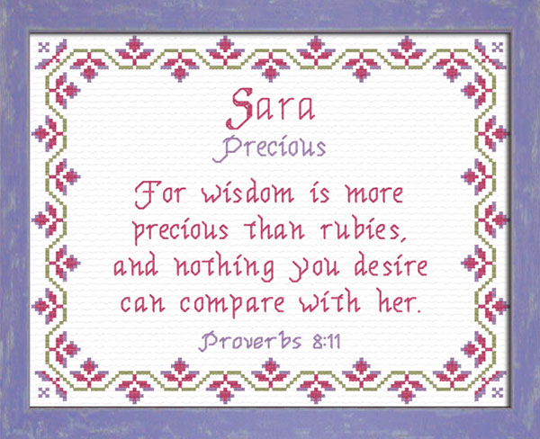 Name Blessings - Sara3
