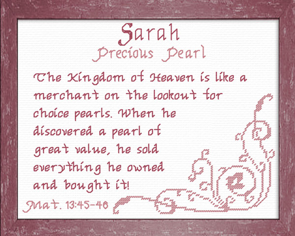 Name Blessings - Sarah3