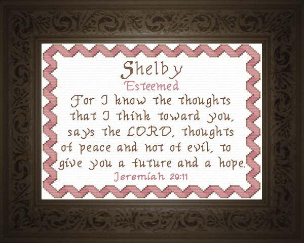 Name Blessings - Shelby
