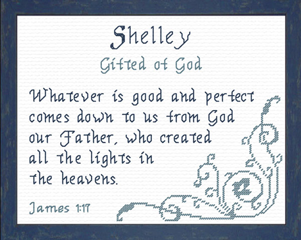 Name Blessings - Shelley