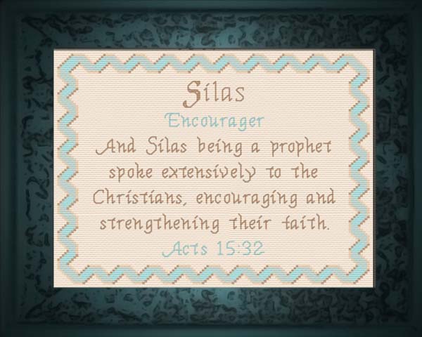 Name Blessings Silas Personalized Names With Meanings And Bible Verses