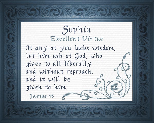 Name Blessings - Sophia