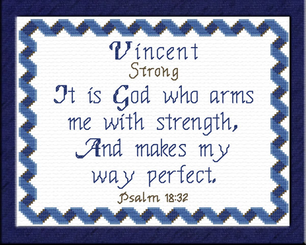 Name Blessings - Vincent