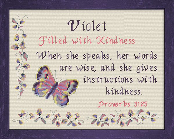 Name Blessings - Violet2