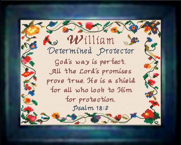 Name Blessings - William