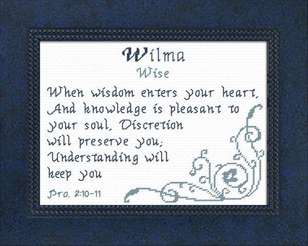 Name Blessings - Wilma